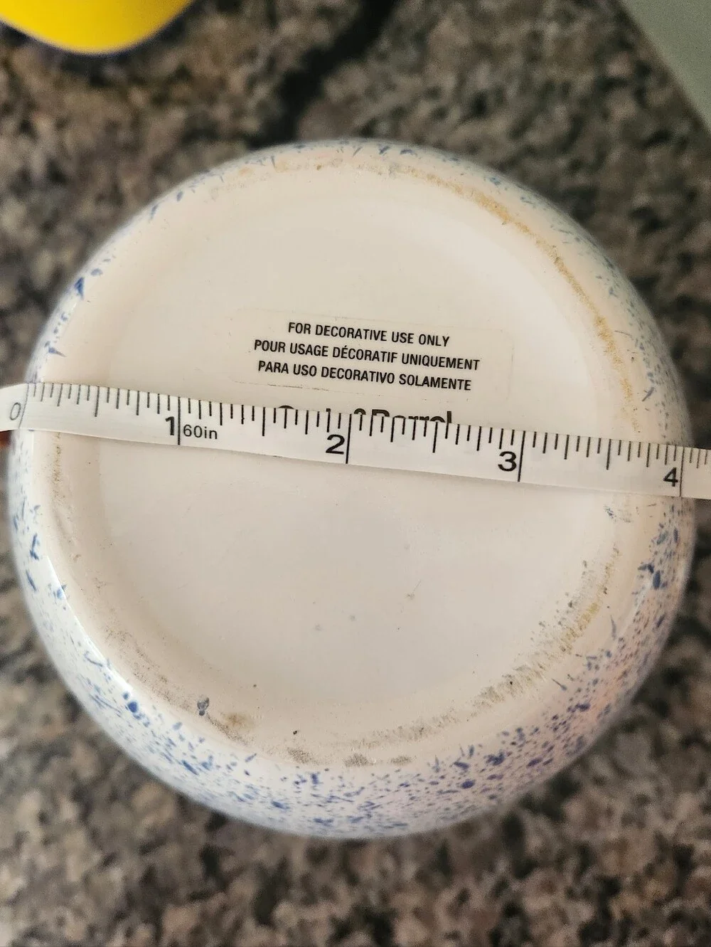 Crate&Barrel Speckled Reactive Nila Vase